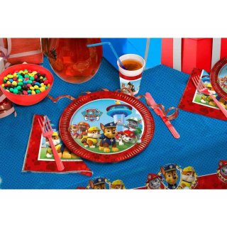 Ubrousky Tlapková Patrola červené - rozměr 33x33cm, set 20ks (zn. Procos)