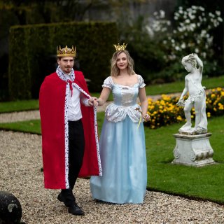 Princeznovská korunka Amy - plastová, zlatá barva (zn. BOLAND)