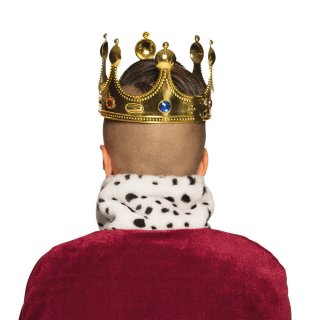 Královská koruna, dětská, zlatá barva (zn. BOLAND)