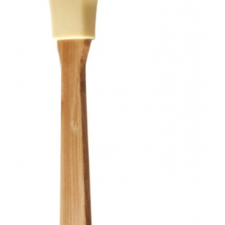 Mašlovačka silikon bamboo, krémová