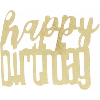 Konfety Happy Birthday, metalické - 14 g