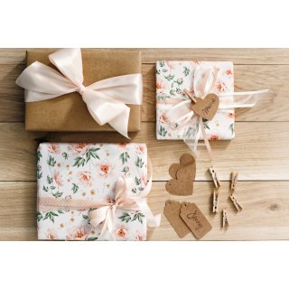 Stuha saténová, světle krémová, 2.5cm/25m (zn. PartyDeco)