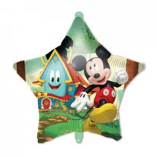 Hvězda - Mickey rock the house DISNEY 46cm fóliový balónek a závaží