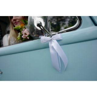 Svatební dekorace mašle, velikost 14cm - set 2ks (zn. PartyDeco)