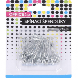 Špendlík spínací 50 ks, 30 mm