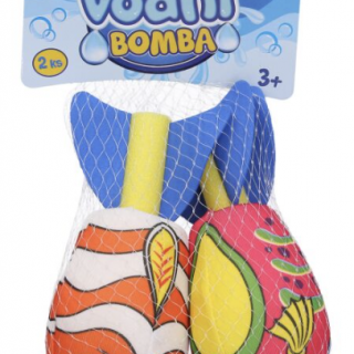 Bomby vodní 2 ks 17 cm - Český obal