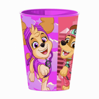 KELÍMEK PLASTOVÝ PAW PATROL RŮŽOVÝ 260 ML