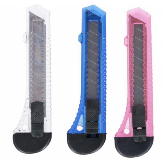 NŮŽ ULAMOVACÍ PLAST 18MM SADA 3KS, KINZO