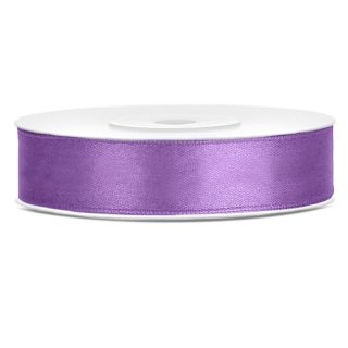 Saténová stuha, levandulová, 1.2cm/25m (zn. PartyDeco)