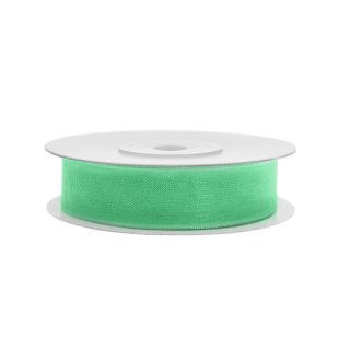 Stuha šifónová, mátová, 1.2cm/25m (zn. PartyDeco)