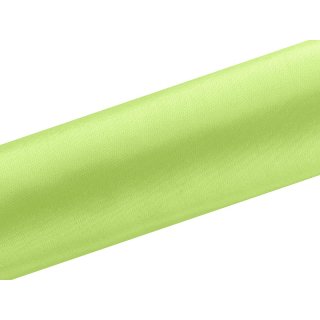 Satén v roli, zelené jablko, 16cm/9m (zn. PartyDeco)