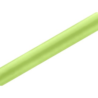 Satén v roli, zelené jablko, 36cm/9m (zn. PartyDeco)