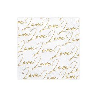 Ubrousky s nápisem "Love"