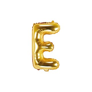 Foliový balonek, písmeno "E", zlatý