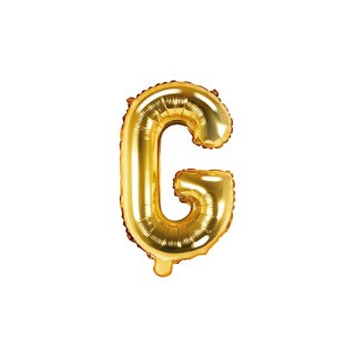 Foliový balonek, písmeno "G", zlatý