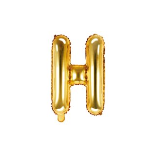 Foliový balonek, písmeno "H", zlatý