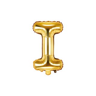Foliový balonek, písmeno "I", zlatý