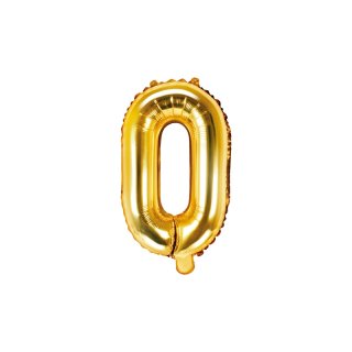 Foliový balonek, písmeno "O", zlatý