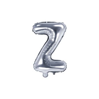 Foliový balonek, písmeno "Z", stříbrný