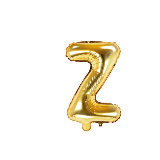 Foliový balonek, písmeno "Z", zlatý