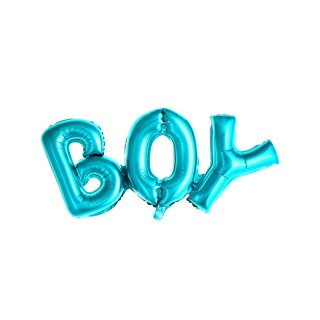 Foliový balonek, nápis "Boy" (zn. PartyDeco)