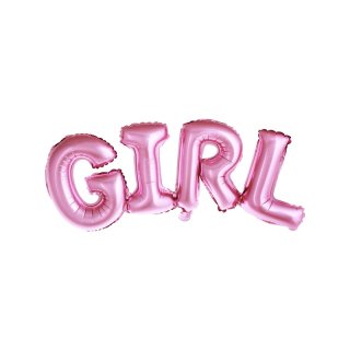 Foliový balonek, nápis "Girl"