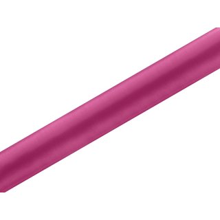 Satén v roli, fuchsiový, 36cm/9m (zn. PartyDeco)