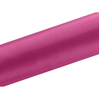 Satén v roli, úzký fuchsiový, 16cm/9m (zn. PartyDeco)