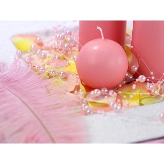 Perličky na vlasci, růžová perleť