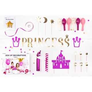 Party set - set na oslavu ve stylu princezny (zn. PartyDeco)