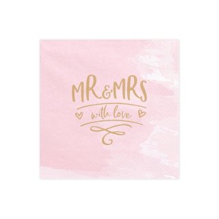 Ubrousky, MR and MRS, 33*33cm (zn. PartyDeco)