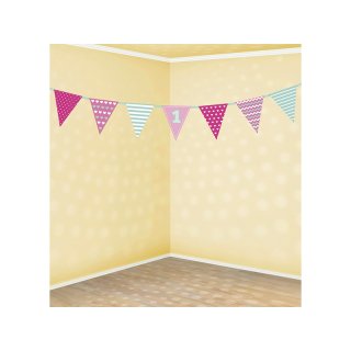 Girlanda první narozeniny, holčička