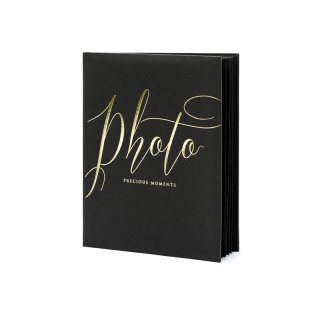 Fotoalbum, černé, "Photo precious moments" (zn. PartyDeco)