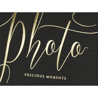 Fotoalbum, černé, "Photo precious moments" (zn. PartyDeco)