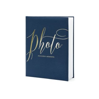 Fotoalbum, modré, "Photo precious moments" (zn. PartyDeco)