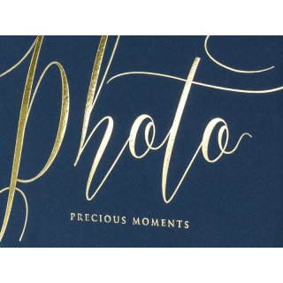 Fotoalbum, modré, "photo precious moments"