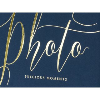 Fotoalbum, modré, "Photo precious moments" (zn. PartyDeco)