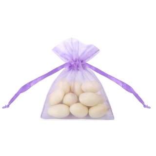 Pytlíček, organza, lila, 10 cm (zn. PartyDeco)