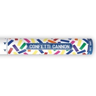 Vystřelovací konfety, barevný mix proužky, 40 cm (zn. PartyDeco)