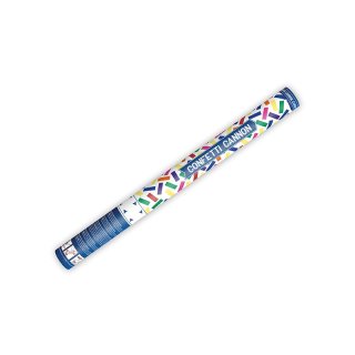 Vystřelovací konfety, barevný mix proužky, 80 cm (zn. PartyDeco)