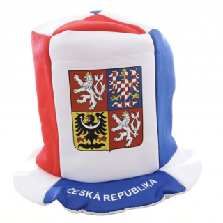 Fandící set Česká republika s kloboukem