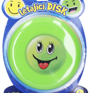 Létající disk smajlík 19 cm - Český obal