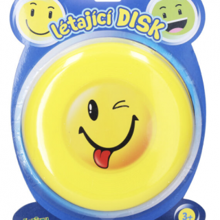 Létající disk smajlík 19 cm - Český obal