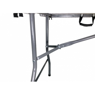 Cateringový stůl 240x76cm, bílý, skládací
