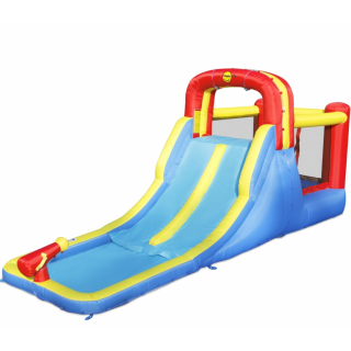 Skákací hrad VODNÍ dvojskluzavka s JUMP zónou