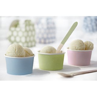 Dřevěné příbory - barevný pastelový mix, set 18ks (3x6) (zn. PartyDeco)