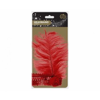 Retro čelenka, červená (zn. Godan)