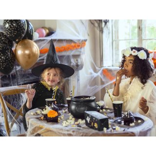 Květinová koruna, bílá, 17cm (zn. PartyDeco)