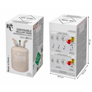 Bombička s heliem - na 30 balónků (zn. Godan)