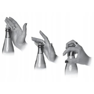 Prstenový otvírák lahví, set 2ks